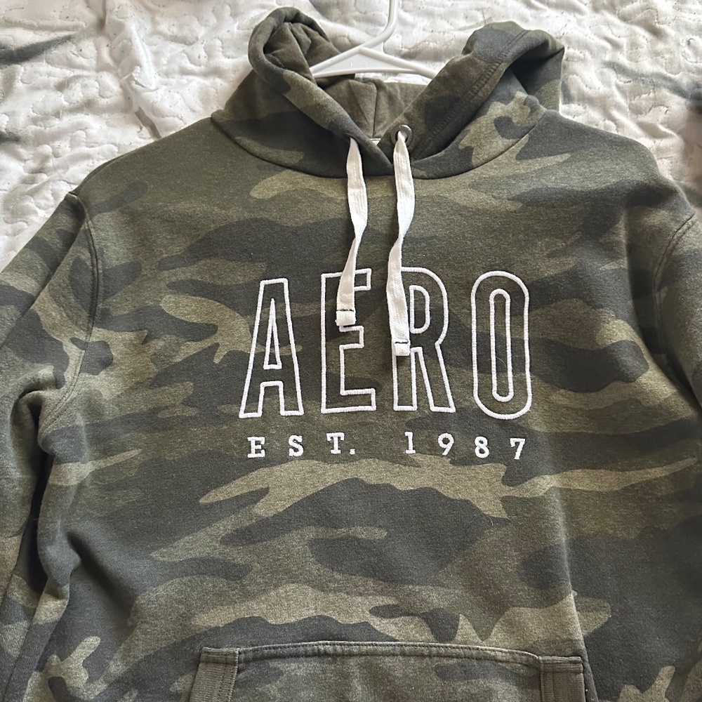 Aeropostale Military Print Hoodie